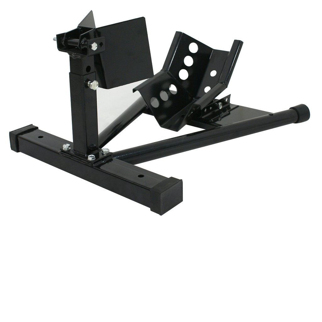Bicycle Stands & Storage: Motorcycle Motorbike Wheel Chock Lift Stand Self Locking Clamp