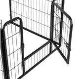 Dog Playpens & Gates: 6 Panel Pet Dog Cat Bunny Puppy Play pen Playpen 60x80 cm Exercise Cage Dog Panel Fence