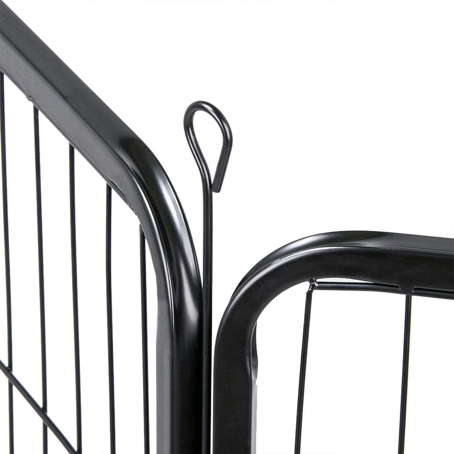 Dog Playpens & Gates: 6 Panel Pet Dog Cat Bunny Puppy Play pen Playpen 60x80 cm Exercise Cage Dog Panel Fence