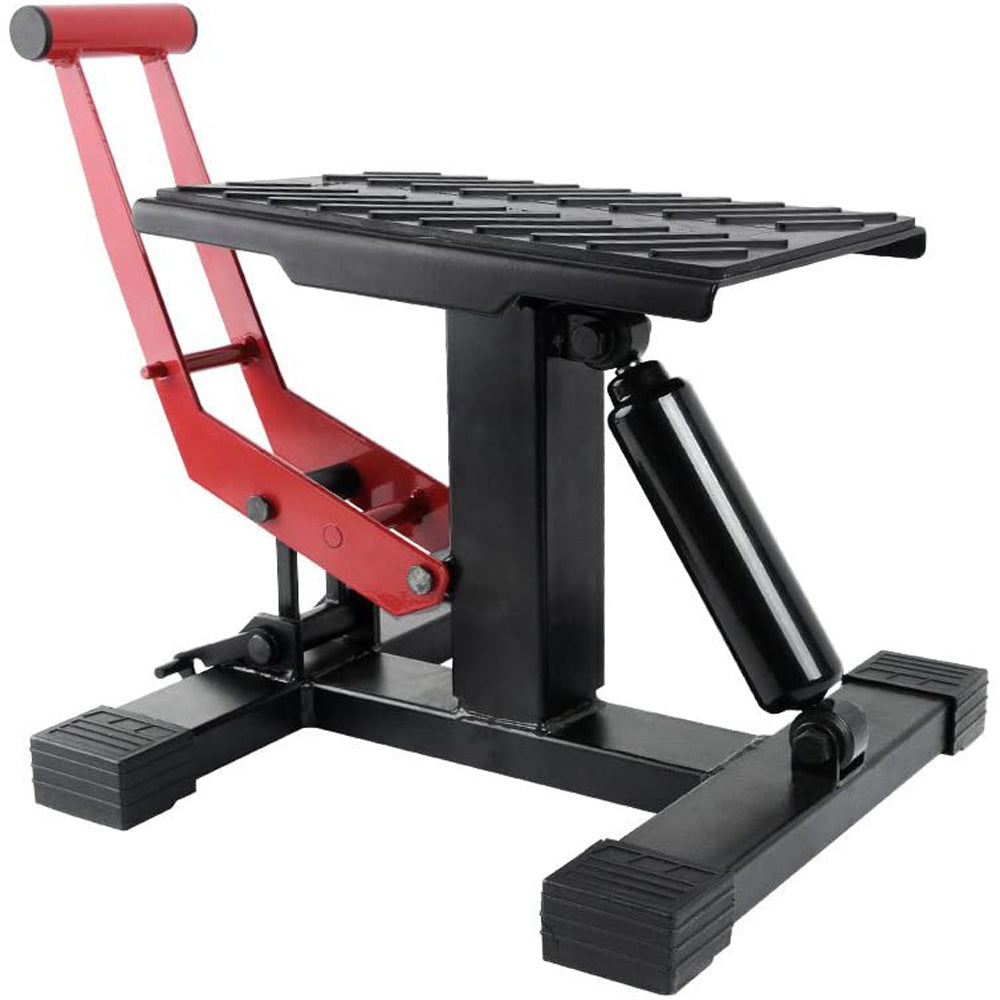 Bicycle Stands & Storage: Motorcycle Jack Dirt Bike Stand Adjustable Lift Hoist Table Height Lifting Stand