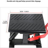 Bicycle Stands & Storage: Motorcycle Jack Dirt Bike Stand Adjustable Lift Hoist Table Height Lifting Stand