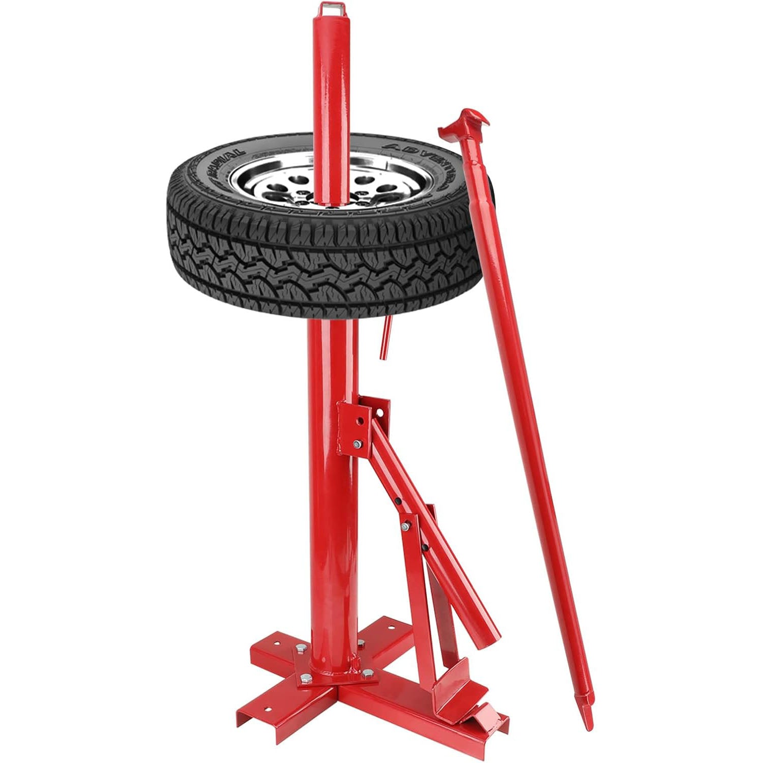 Automotive Repair & Speciality Tools: Manual Portable Hand Tyre Changer Bead Breaker Tool Mounting Home Shop Auto