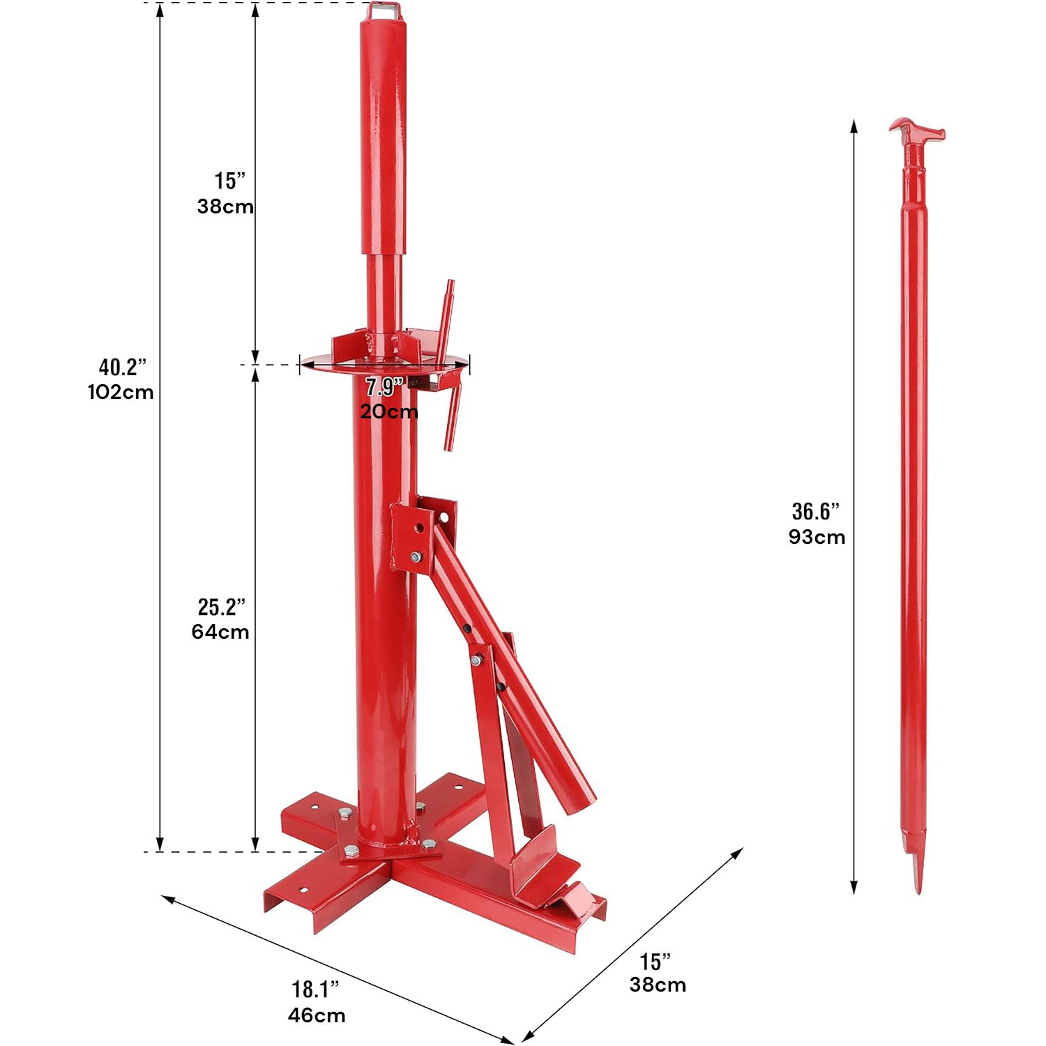 Automotive Repair & Speciality Tools: Manual Portable Hand Tyre Changer Bead Breaker Tool Mounting Home Shop Auto