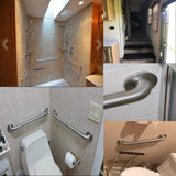 120cm Stainless Steel Handle for Shower Toilet Grab Bar Handle Bathroom Stairway Handrail Elderly Senior Assist