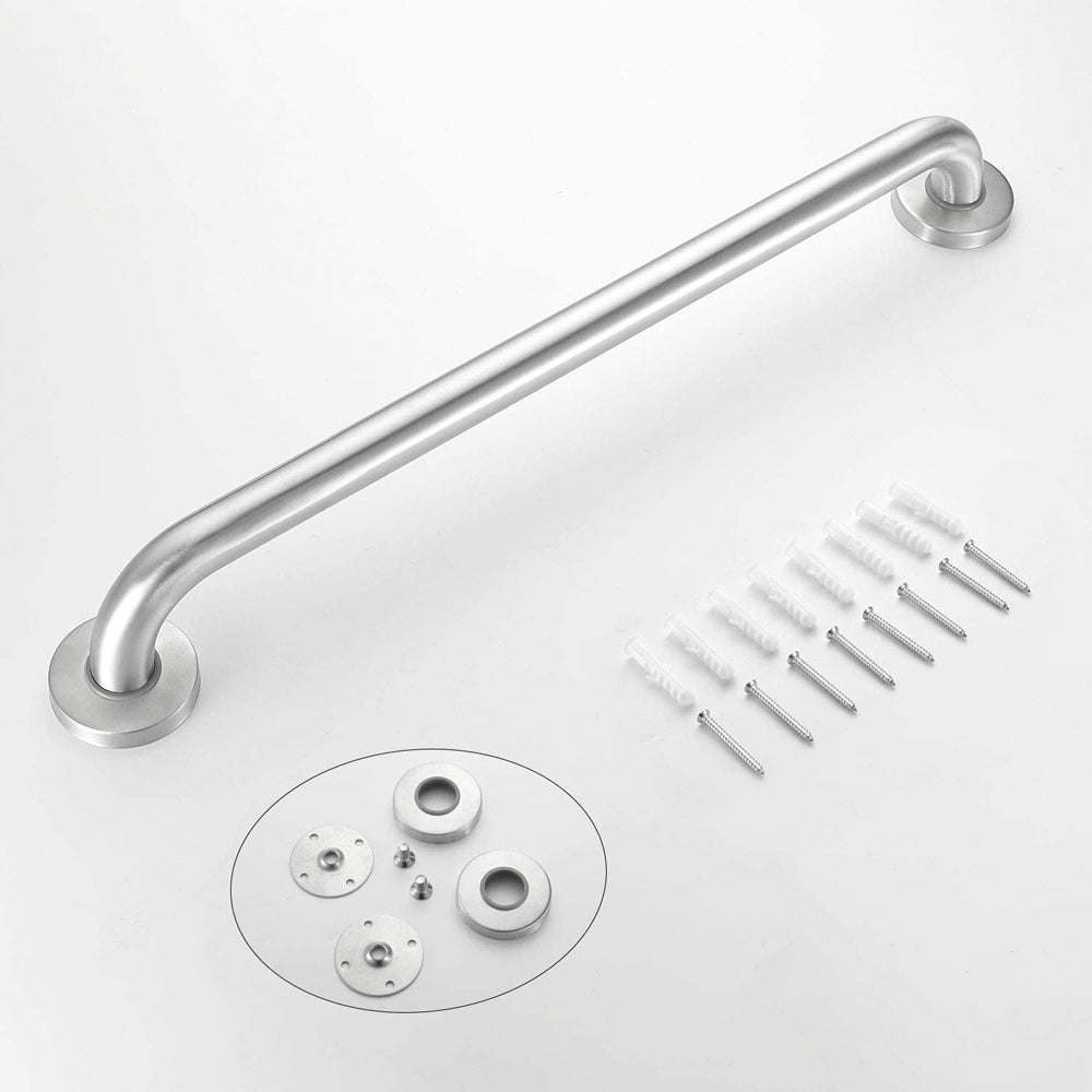 Mobility & Accessibility: 50cm Stainless Steel Handle for Shower Toilet Grab Bar Handle Bathroom Stairway Handrail Elderly Senior Assist