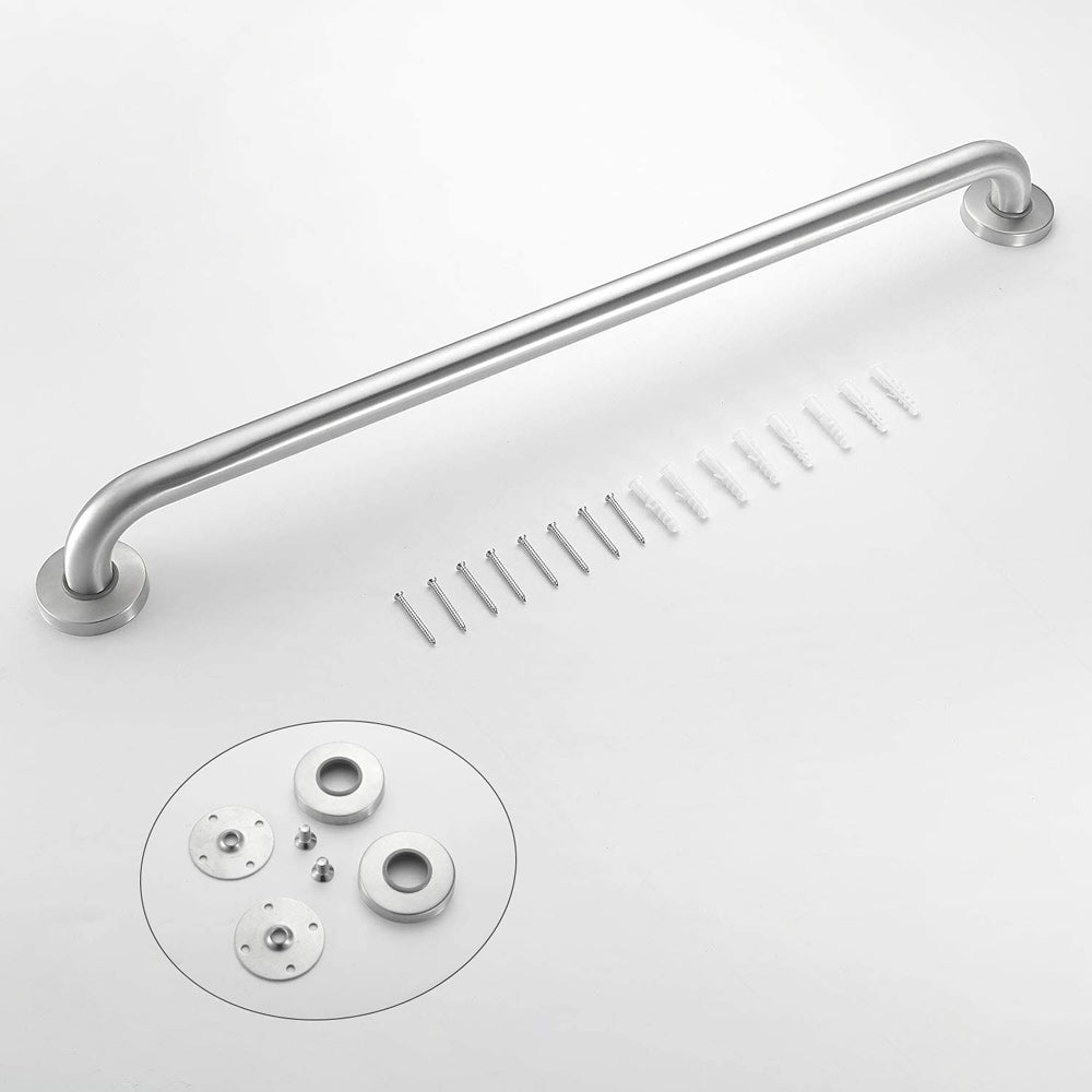 Mobility & Accessibility: 80cm Stainless Steel Handle for Shower Toilet Grab Bar Handle Bathroom Stairway Handrail Elderly Senior Assist