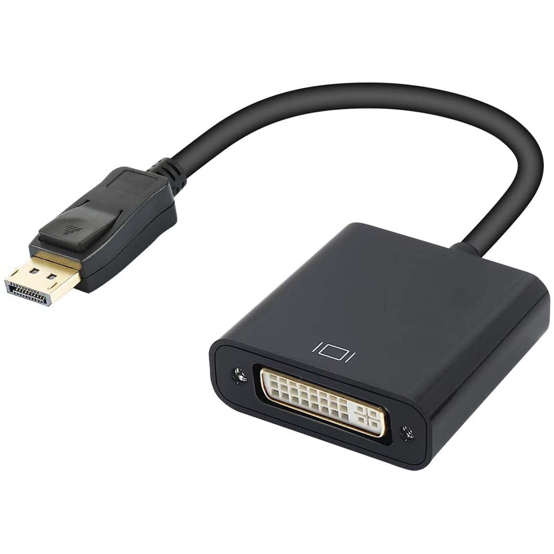 Computer Monitors & Accessories: DP Display Port DisplayPort Male To DVI Female 24+5 Pin Converter Adapter Cable