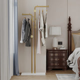 Coat Racks: Metal Coat Rack Marble Base Hooks Clothes Coats Bag Tree Hat Display Hanger Stand Organiser 2 Pole