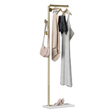 Coat Racks: Metal Coat Rack Marble Base Hooks Clothes Coats Bag Tree Hat Display Hanger Stand Organiser