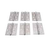 Door Hardware: Pack of 6 Hinge 3.5 Inch Stainless Steel Door Hinges Cabinet Door Hinges Furniture