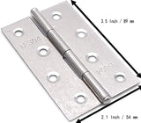 Door Hardware: Pack of 6 Hinge 3.5 Inch Stainless Steel Door Hinges Cabinet Door Hinges Furniture