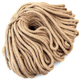 Garden Ornaments: 50m Sisal 10mm Rope Natural Twine Cord Thick Jute Hemp Manila  Crafting Home Decor