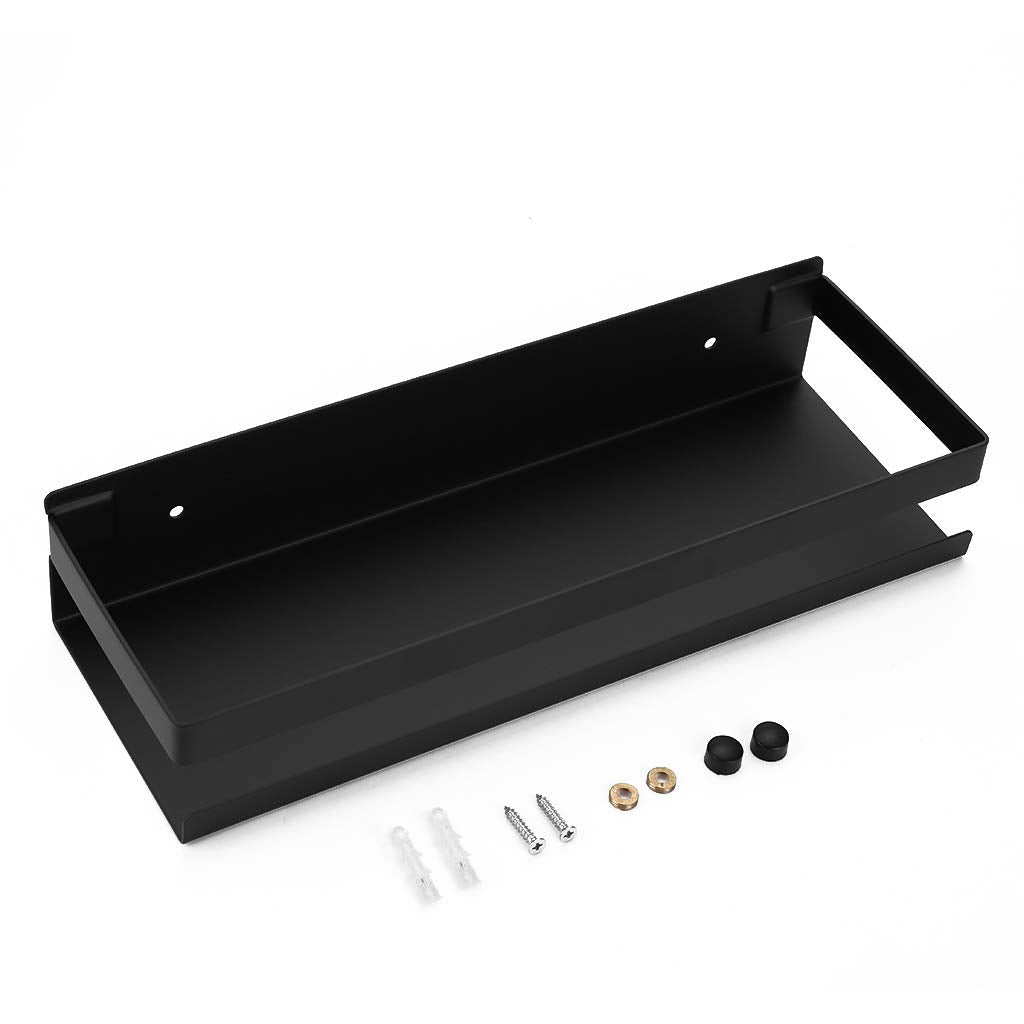 Kitchen & Bathroom DIY: Black Bathroom Shower Shelf Kitchen Rack Storage Shelves Shampoo Holder Organizer