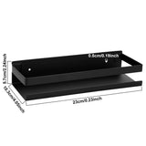 Kitchen & Bathroom DIY: Black Bathroom Shower Shelf Kitchen Rack Storage Shelves Shampoo Holder Organizer