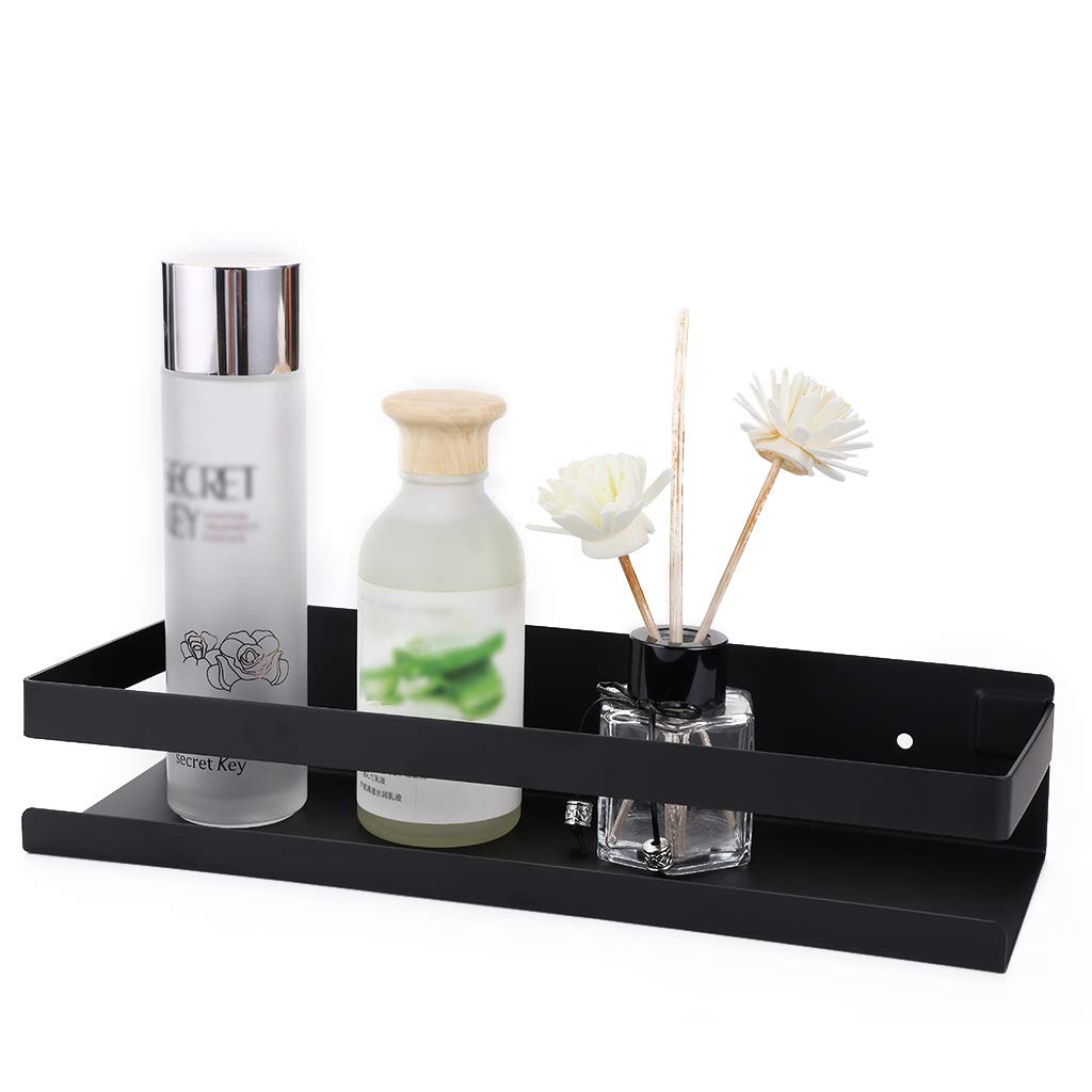 Kitchen & Bathroom DIY: Black Bathroom Shower Shelf Kitchen Rack Storage Shelves Shampoo Holder Organizer