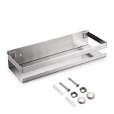 Kitchen & Bathroom DIY: Brushed Bathroom Shower Shelf Kitchen Rack Storage Shelves Shampoo Holder Organizer