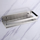 Kitchen & Bathroom DIY: Brushed Bathroom Shower Shelf Kitchen Rack Storage Shelves Shampoo Holder Organizer