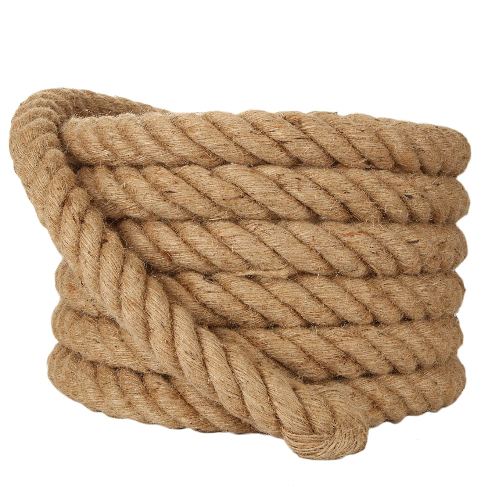 Garden Ornaments: 10m Sisal 40mm Rope Natural Twine Cord Thick Jute Hemp Manila  Crafting Home Decor