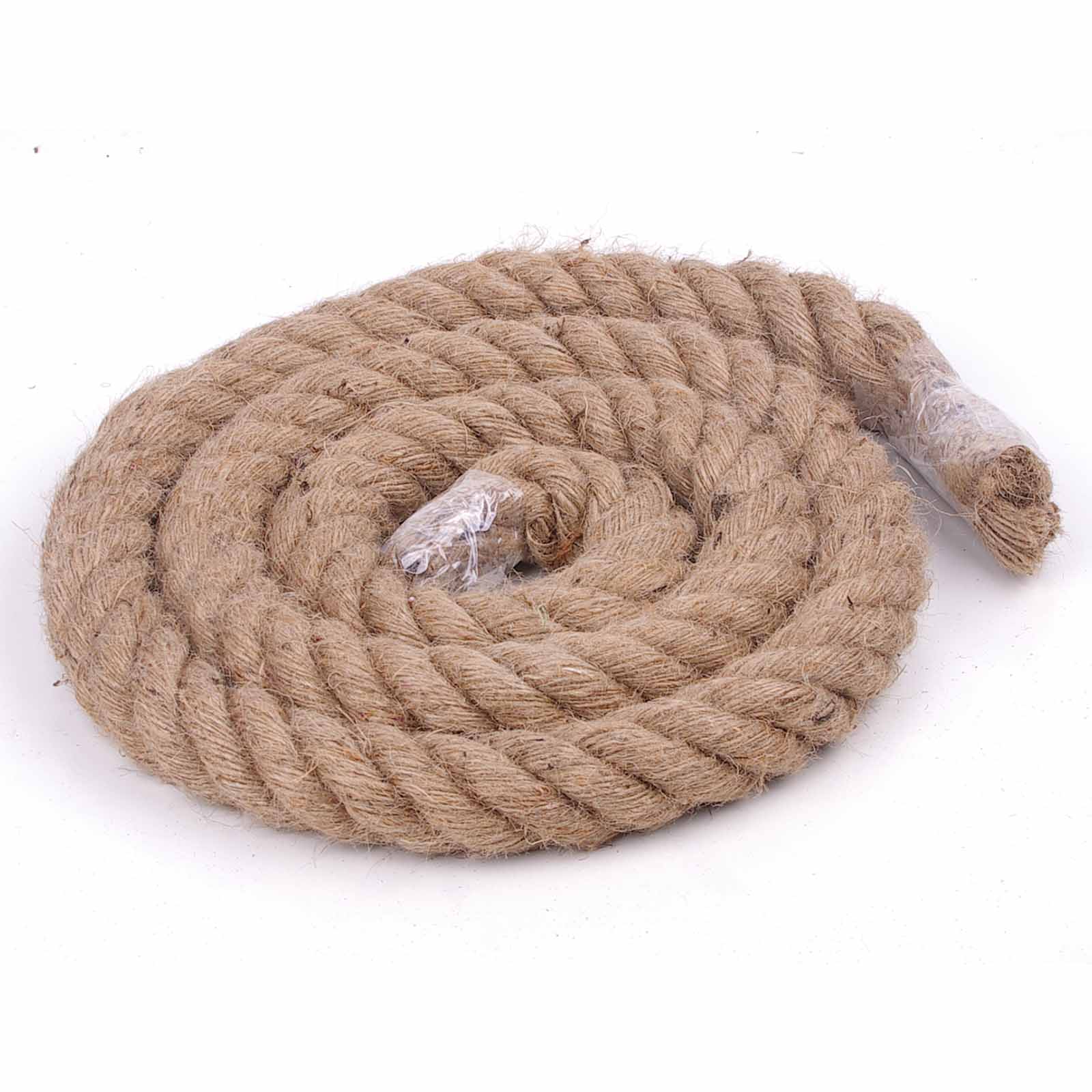 Garden Ornaments: 2m Sisal 40mm Rope Natural Twine Cord Thick Jute Hemp Manila  Crafting Home Decor