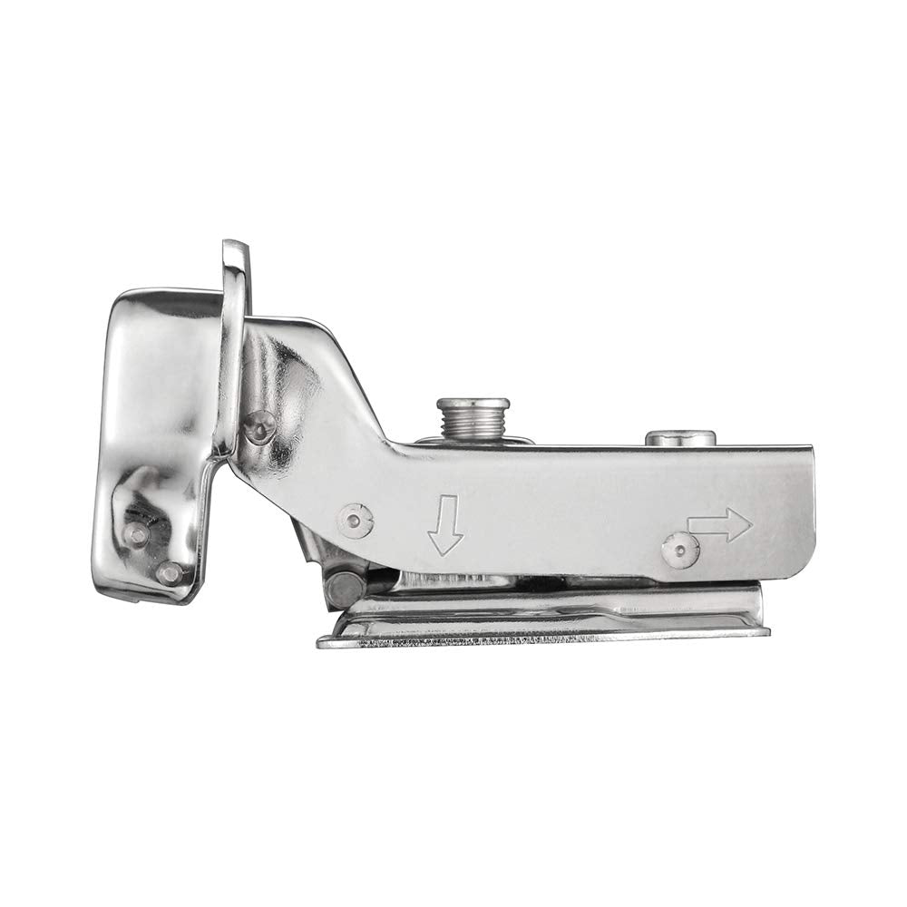 Door Hardware: 8 Pack 304 Stainless Steel Cabinet Hinges 100 Degree Soft Closing Insert Overlay Door Hinge Nickel Plated Finish