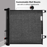 Safety Gates & Safety Accessories: Retractable 1.5M Doorways Hallways Stairs Baby Gate Dog Pet Gate Indoor Outdoor Safety Gates
