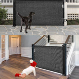 Safety Gates & Safety Accessories: Retractable 3M Doorways Hallways Stairs Baby Gate Dog Pet Gate Indoor Outdoor Safety Gates