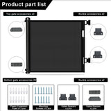 Safety Gates & Safety Accessories: Retractable 3M Doorways Hallways Stairs Baby Gate Dog Pet Gate Indoor Outdoor Safety Gates