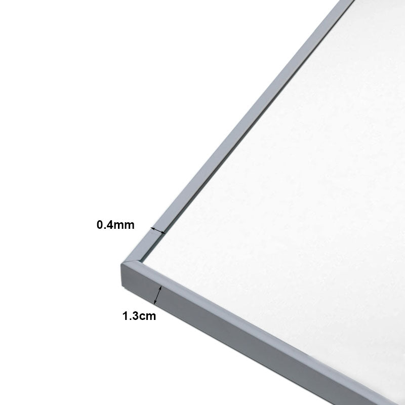 Mirrors: 40x50cm White Rectangle Wall Bathroom Mirror Bathroom Holder Vanity Mirror Corner Decorative Mirrors