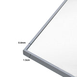 Mirrors: 40x50cm White Rectangle Wall Bathroom Mirror Bathroom Holder Vanity Mirror Corner Decorative Mirrors
