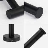 Toilet Paper Holders: Toilet Paper Holder Black Wall Mount Bathroom Paper Roll Holder Roll Holder 304