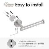 Toilet Paper Holders: Toilet Paper Holder Bathroom Paper Roll Holder Roll Holder brushed Silver Wall Mount 304