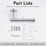 Toilet Paper Holders: Toilet Paper Holder Bathroom Paper Roll Holder Roll Holder brushed Silver Wall Mount 304
