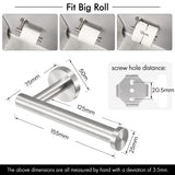 Toilet Paper Holders: Toilet Paper Holder Bathroom Paper Roll Holder Roll Holder brushed Silver Wall Mount 304