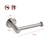 Toilet Paper Holders: Toilet Paper brushed Holder Self Adhesive Bathroom Paper Roll Holder Roll Holder 304