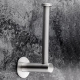 Toilet Paper Holders: Toilet Paper brushed Holder Self Adhesive Bathroom Paper Roll Holder Roll Holder 304
