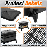 Gardening Accessories: Worm Farm Factory worm wee Composter 30L 4 Trays Compost Bin Worm Farm Composting System