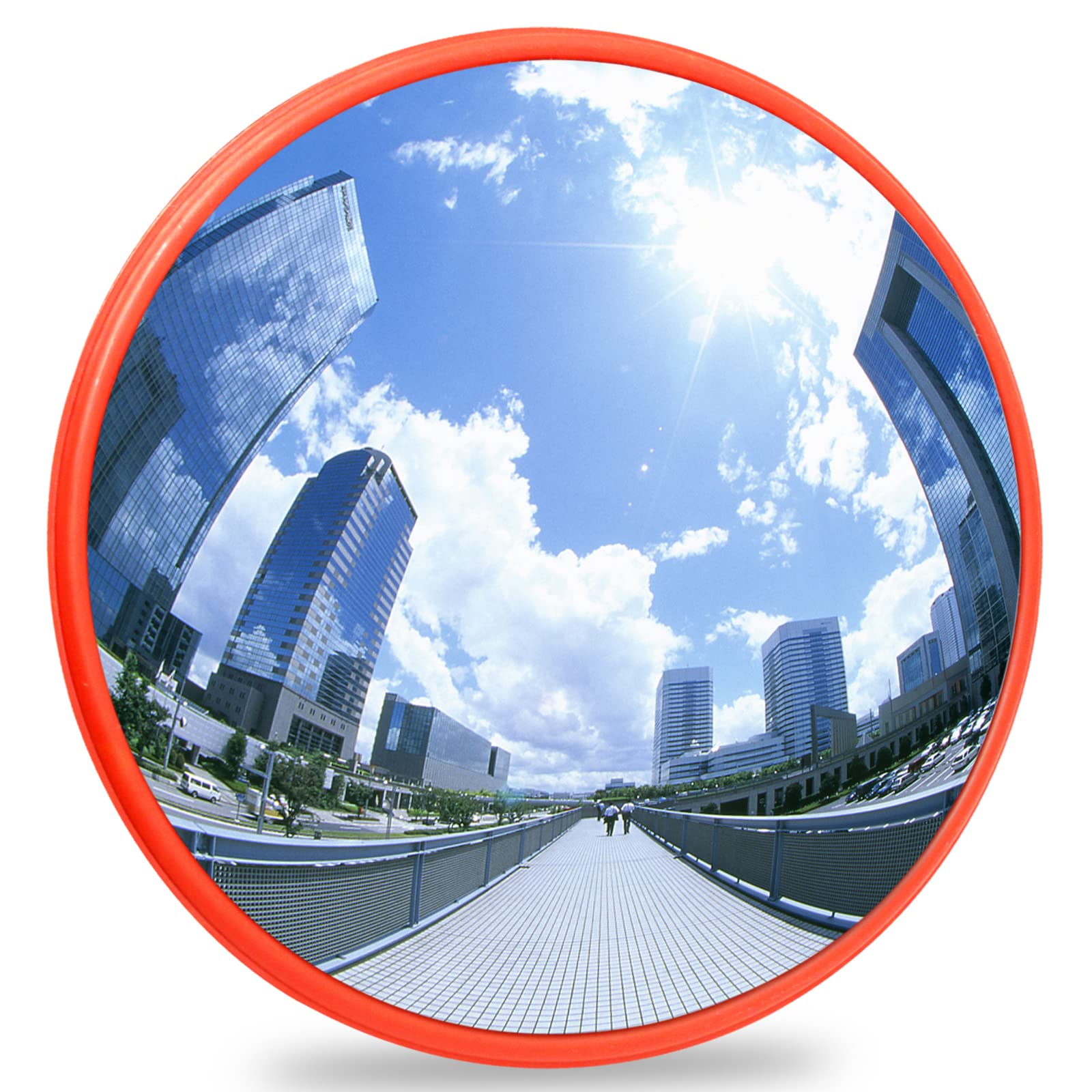 Traffic Control & Parking Tools: 30cm Traffic Blind Spots Curved Convex Mirror Wide Angle for Driveway Warehouse Garage Security