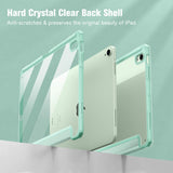Tablets & Cases: iPad 10th Case 10.9 Inch 2022 with Pencil Holder, Smart iPad Clear Case with Soft TPU Auto Wake Sleep Green