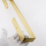 Towel Racks & Holders: Gold Kitchen Bathroom Paper Holder Towel Holder Self Adhesive or Screw Mount 40cm