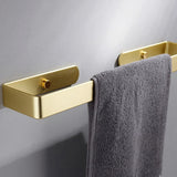 Towel Racks & Holders: Gold Kitchen Bathroom Paper Holder Towel Holder Self Adhesive or Screw Mount 40cm
