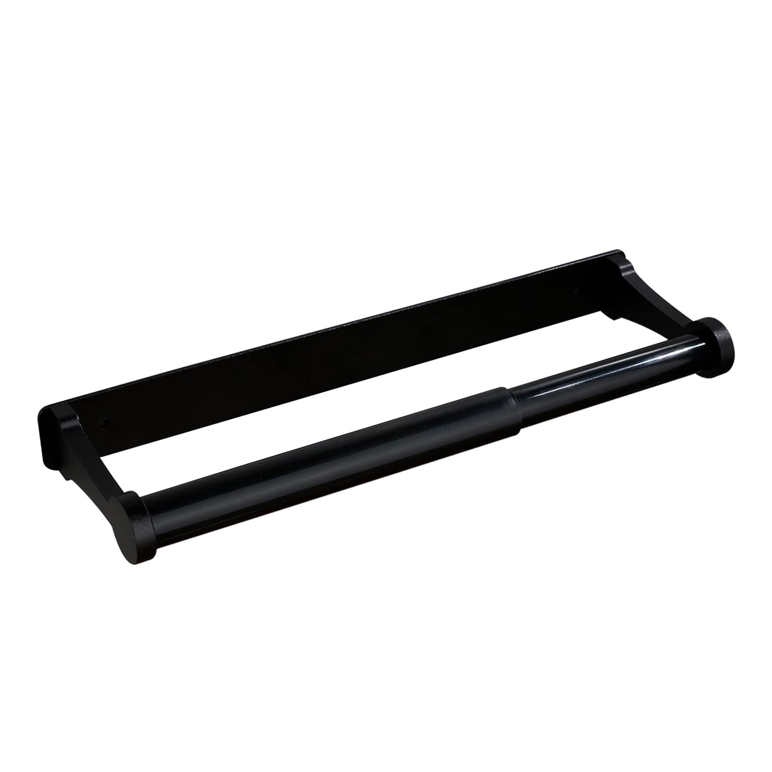 Towel Racks & Holders: Kitchen Paper Holder Under Cabinet Screw Wall Mount Adhesive Paper Towel Holder Rectangle Black