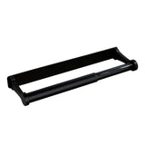 Towel Racks & Holders: Kitchen Paper Holder Under Cabinet Screw Wall Mount Adhesive Paper Towel Holder Rectangle Black