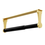 Towel Racks & Holders: Kitchen Paper Holder Under Cabinet Screw Wall Mount Adhesive Paper Towel Holder Rectangle Gold