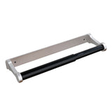 Towel Racks & Holders: Kitchen Paper Holder Under Cabinet Screw Wall Mount Adhesive Paper Towel Holder Rectangle Silver