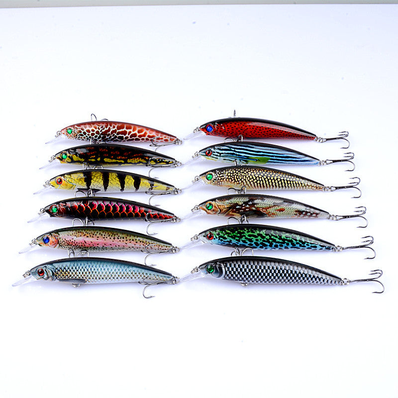 Fishing Tackle: 12x Popper Poppers 14cm Fishing Lure Lures Surface Tackle Fresh Saltwater