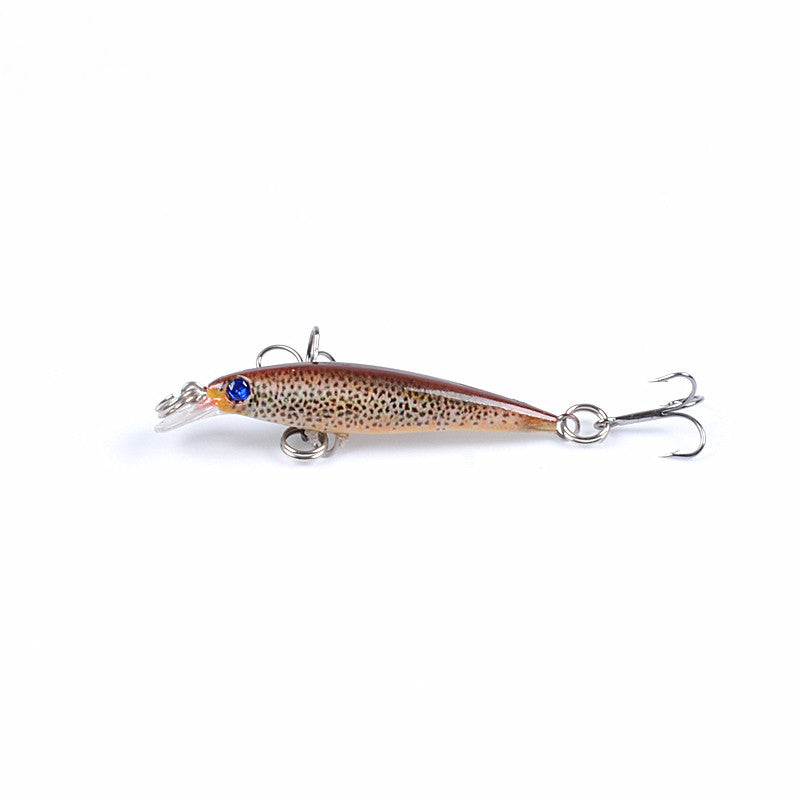 Fishing Tackle: 6x Popper Poppers 5cm Minnow Fishing Lure Lures Surface Tackle Fresh Saltwater