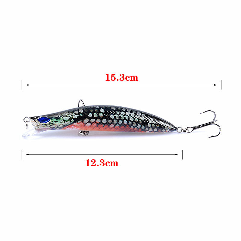 Fishing Tackle: 5X Popper Poppers 12.3cm Fishing Lure Lures Surface Tackle Fresh Saltwater