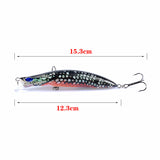 Fishing Tackle: 5X Popper Poppers 12.3cm Fishing Lure Lures Surface Tackle Fresh Saltwater