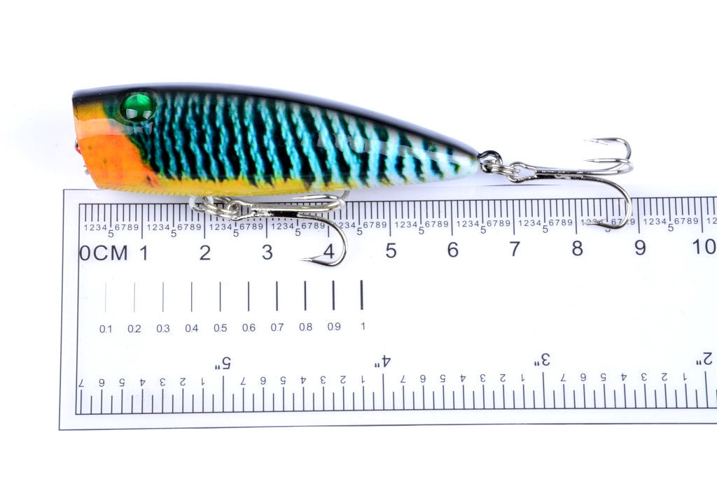 Fishing Tackle: 4X 6.8cm Popper Poppers Fishing Lure Lures Surface Tackle Saltwater