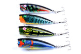 Fishing Tackle: 4X 6.8cm Popper Poppers Fishing Lure Lures Surface Tackle Saltwater